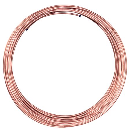 AGS NiCopp Nickel/Copper Brake Line Tubing Coil, 1/4 x 100' CNC-4100